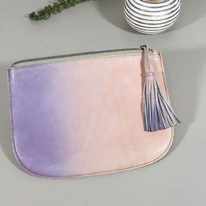 Jasper & Jeera Ombré Leather Clutch